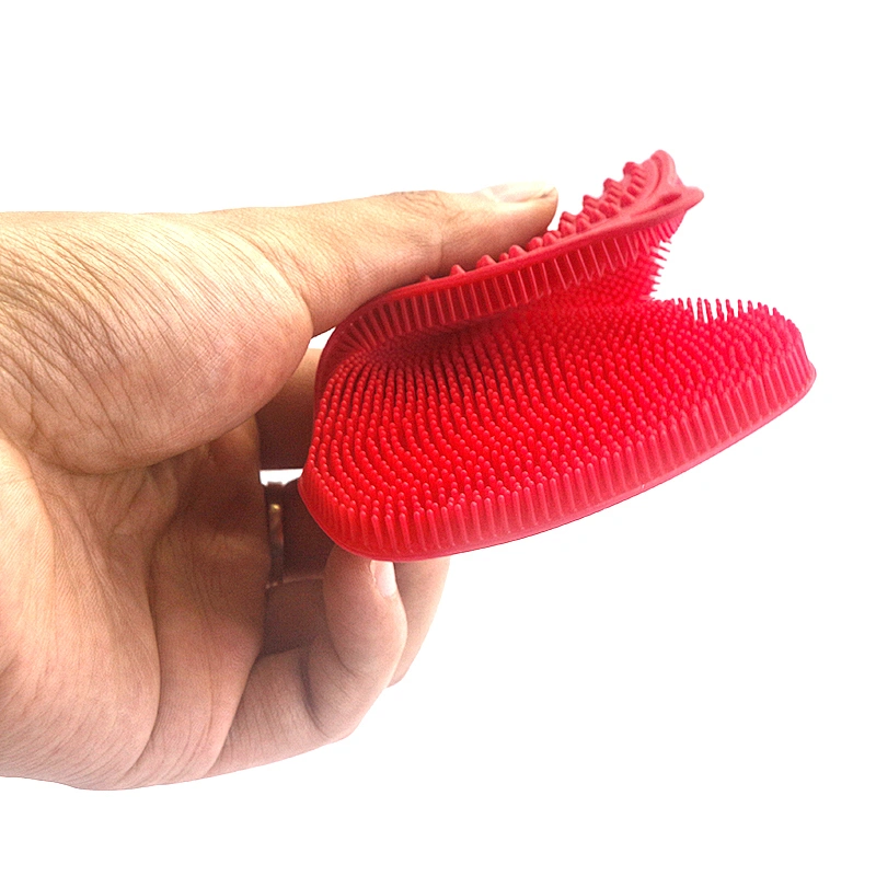 Wholesale Sliconecleaning brush Kitchen Accessories Dishwashing Sponge Kitchenware Brushes Kitchen Tools