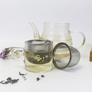 Basket shape wire mesh tea infuser tea strainer for mug