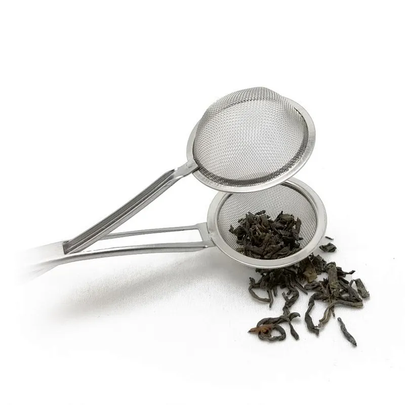 Stainless steel mesh ball tea infuser tea strainer with handle