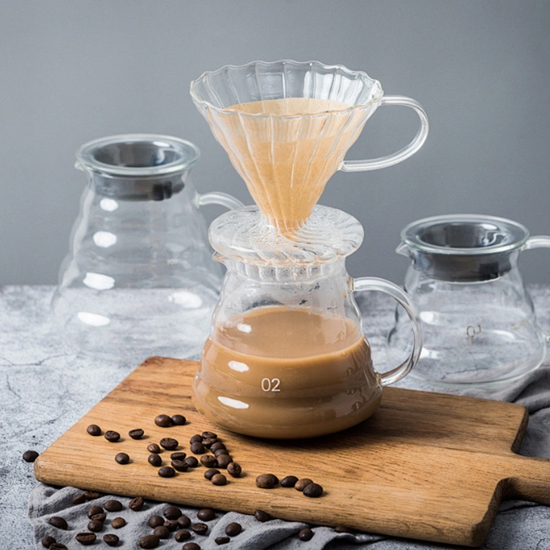 New Glass Styles Coffee Dripper With Stand  Coffee Filter