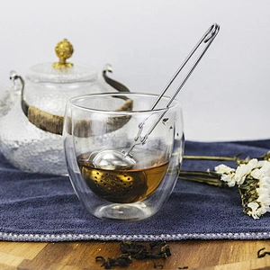 High quality stainless steel teapot tea infuser tea strainer with clamping handle