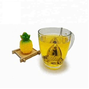 High quality stainless steel rocket shape tea infuser with chain
