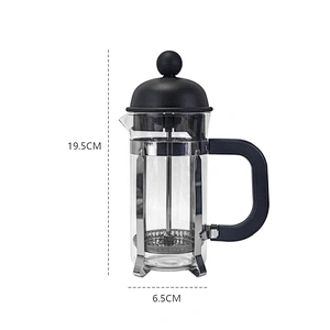 7 cups stainless Steel French Press High Quality Coffee maker with plastic lid and handle