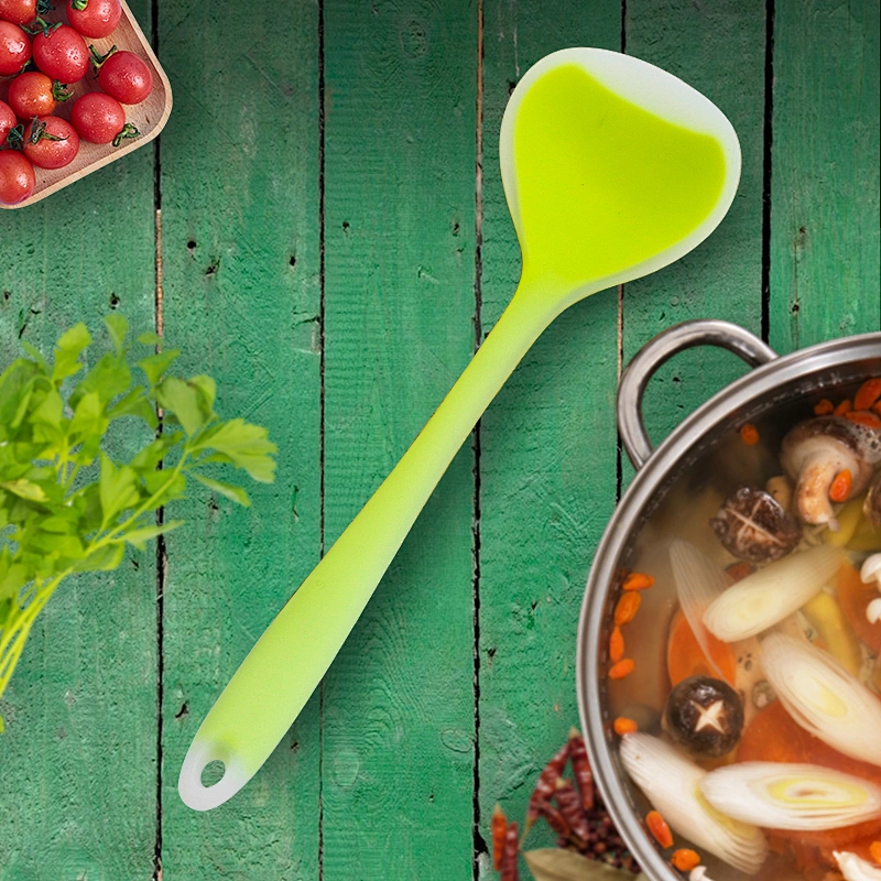 Food grade kitchen cooking utensils silicone spatula turner silicone nonstick pan shovel long handle spatual