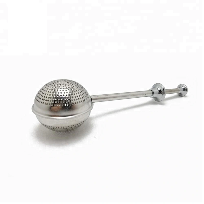 High quality stainless steel ball shape tea infuser with handle