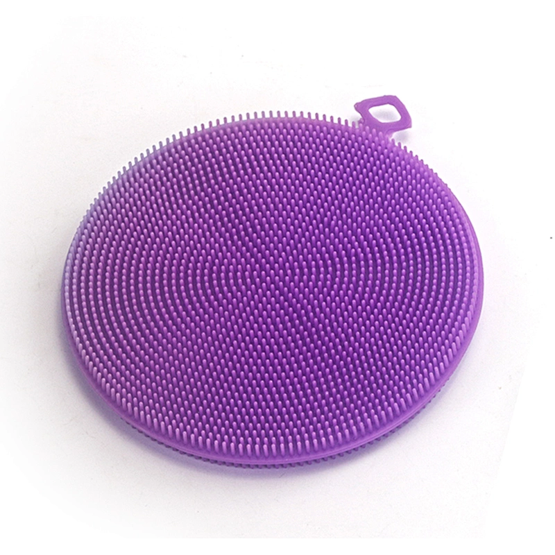 Wholesale Sliconecleaning brush Kitchen Accessories Dishwashing Sponge Kitchenware Brushes Kitchen Tools