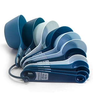 12 pieces plastic spoon measurement spring chef measuring spoons fancy measuring cups and spoons
