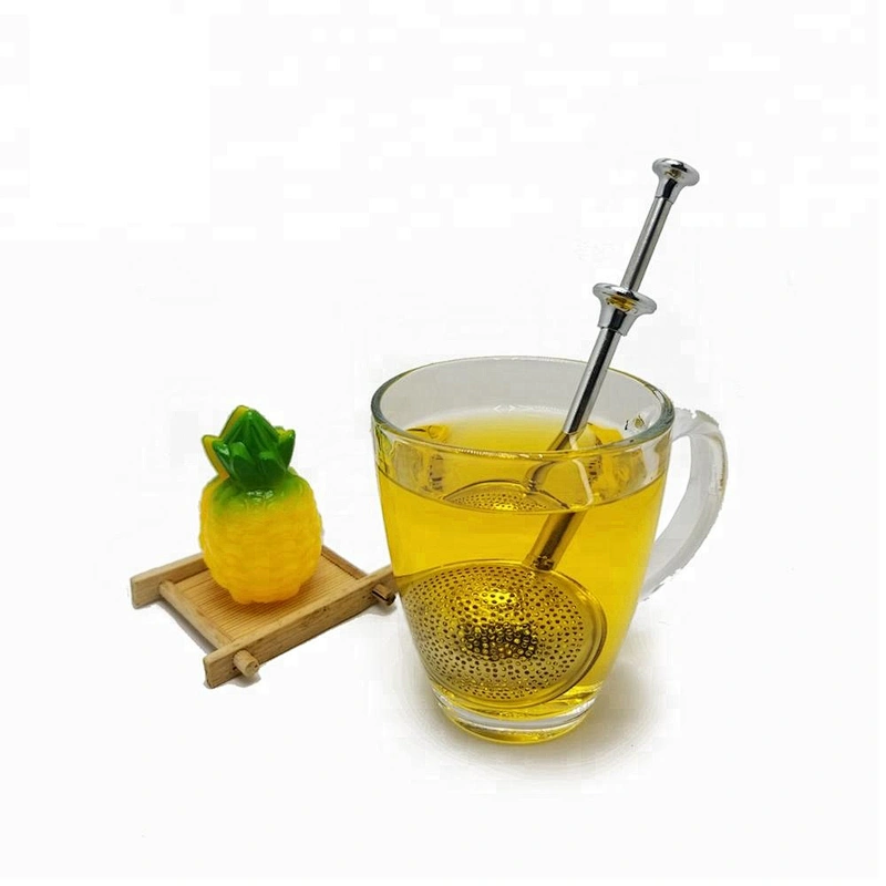 High quality stainless steel ball shape tea infuser with handle