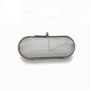 High quality stainless steel rectangle shape tea spice infuser with chain