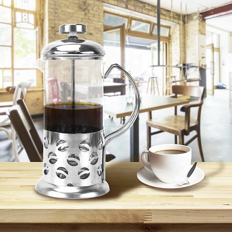 Convenient Glass French Press  Coffee maker with stainless steel filter