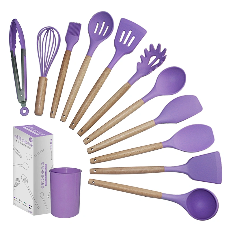 12 Pieces Slicone Kitchen Cooking Utensils Kitchen Utensils Accessories