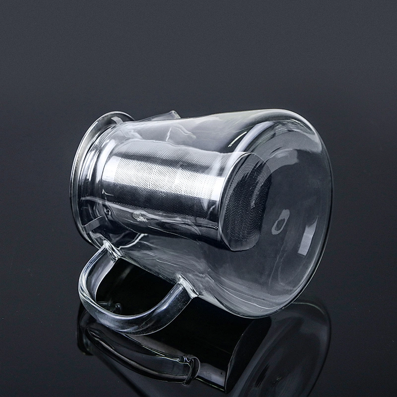 750ML Wholesale high borosilicate heat resistant Glass Tea Pot with infuser