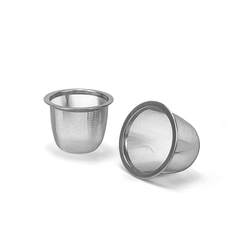 Basket shape wire mesh tea infuser tea strainer for mug