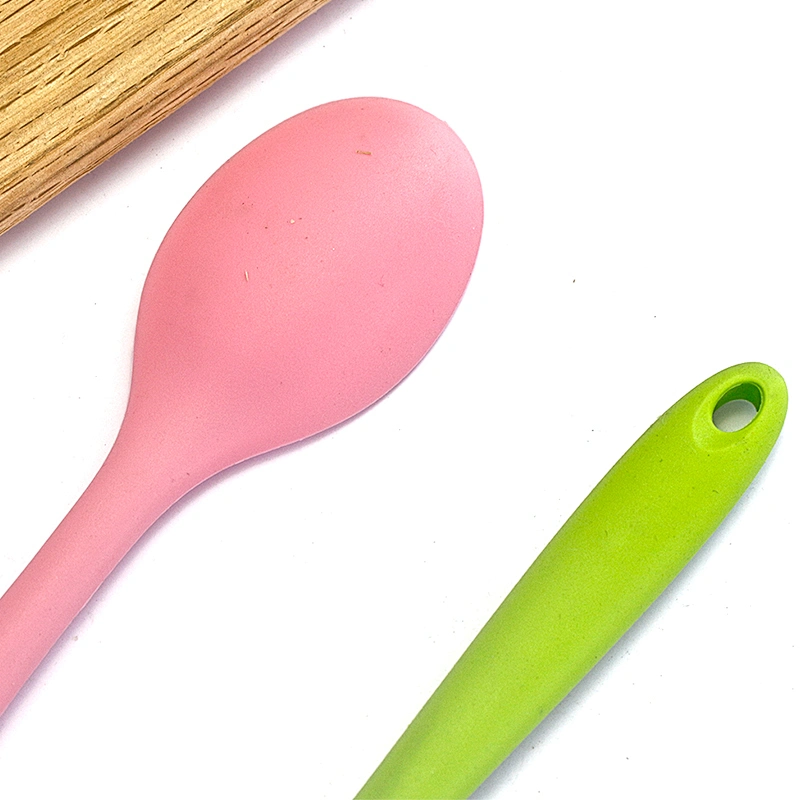 silicone spatula Non-Stick Heat Resistant set pastry baking tools  red kitchen utensils spoon