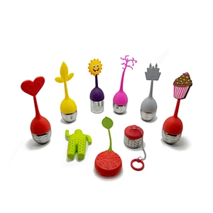 Food grade lemon shape silicone tea infuser