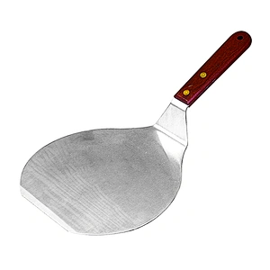 Pizza Shovel stainless steel with wood handle cutter