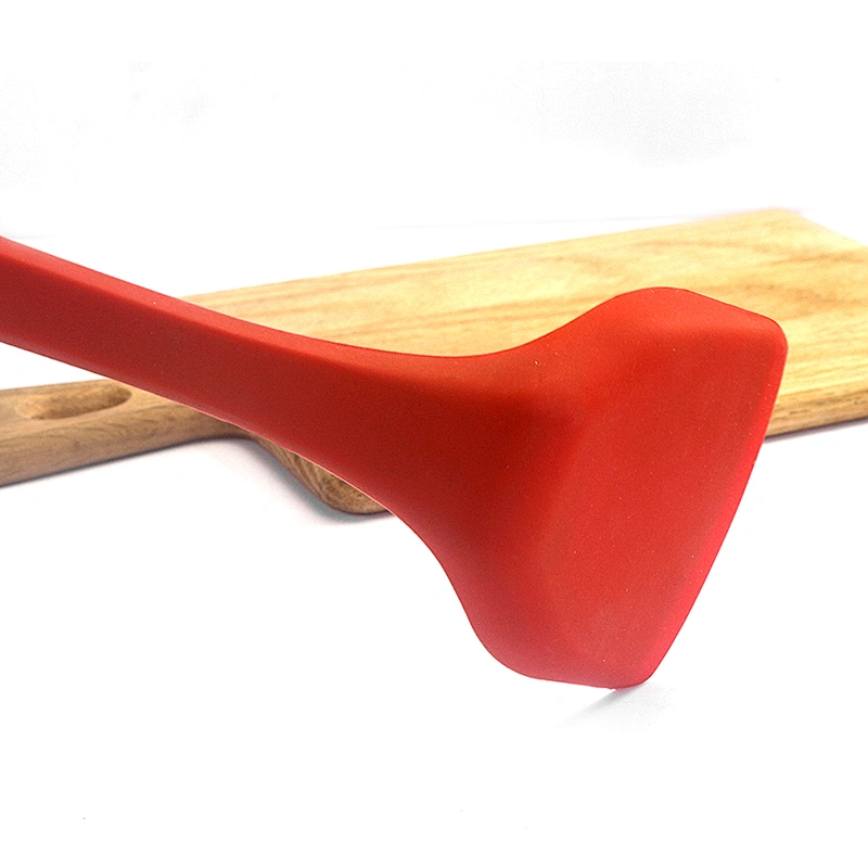 Food grade kitchen cooking utensils silicone spatula turner silicone nonstick pan shovel long handle spatual
