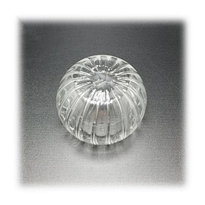 40 ML  heat resistant striated glass tea cup