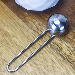 tea measuring spoon stainless steel coffee bean scoop cup with handle