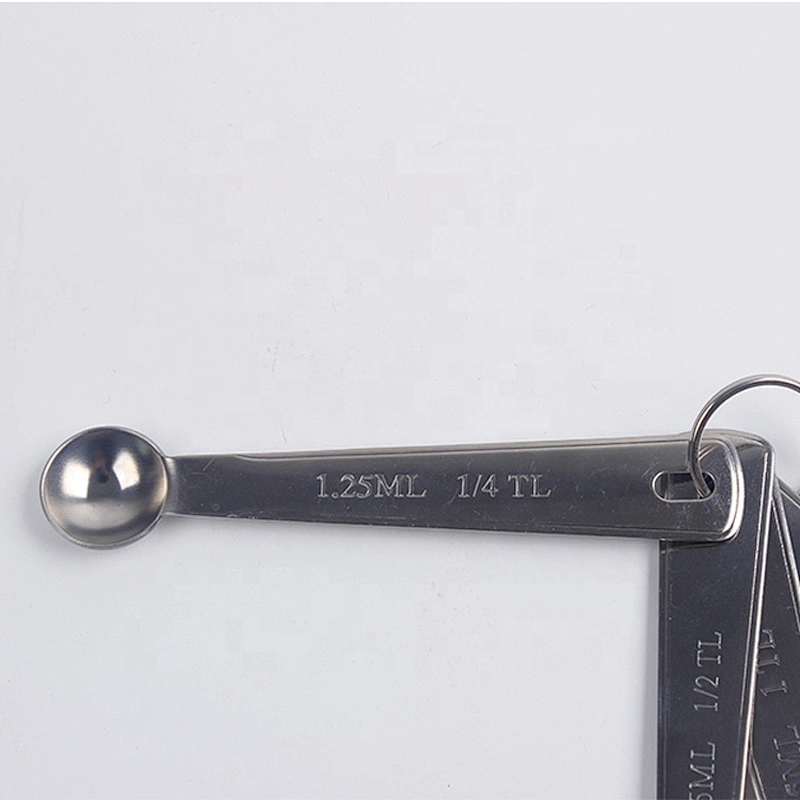 Hot selling stainless steel 4 pcss tea measuring spoon set