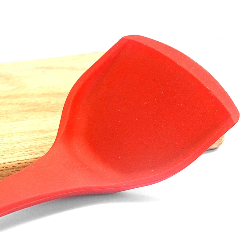 Food grade kitchen cooking utensils silicone spatula turner silicone nonstick pan shovel long handle spatual