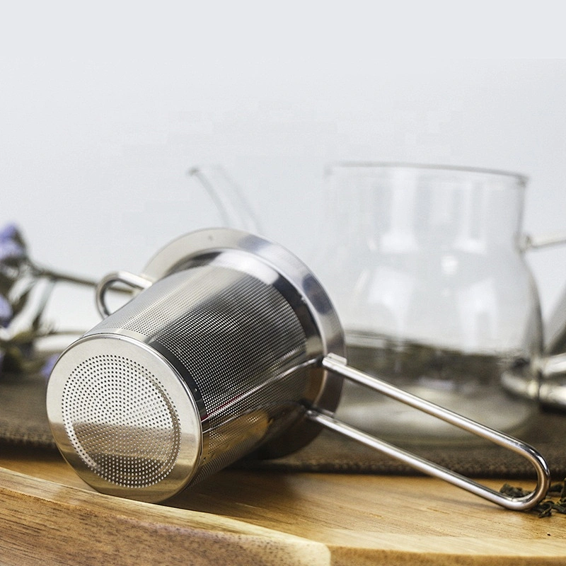 2 pcs Tea Infuser set 304 Stainless Steel with two Handles for Hanging on Teapots, Mugs