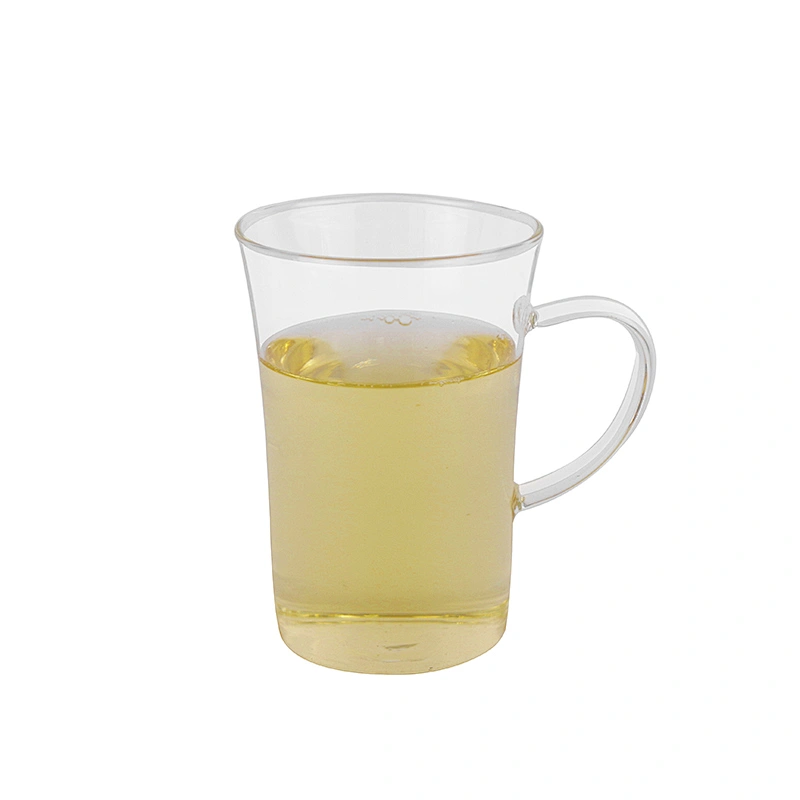 300ML high borosilicate heat resistant glass tea cup mug with handle