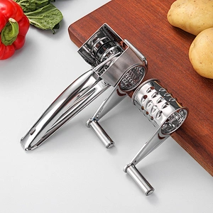 China supply wholesale stainless steel rotary grater for cheese rotary cheese grater amazon