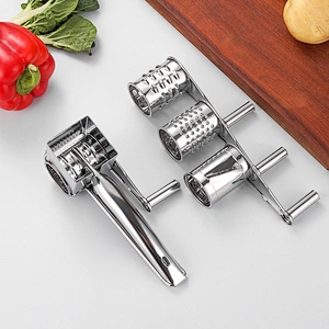 China supply wholesale stainless steel rotary grater for cheese rotary cheese grater amazon