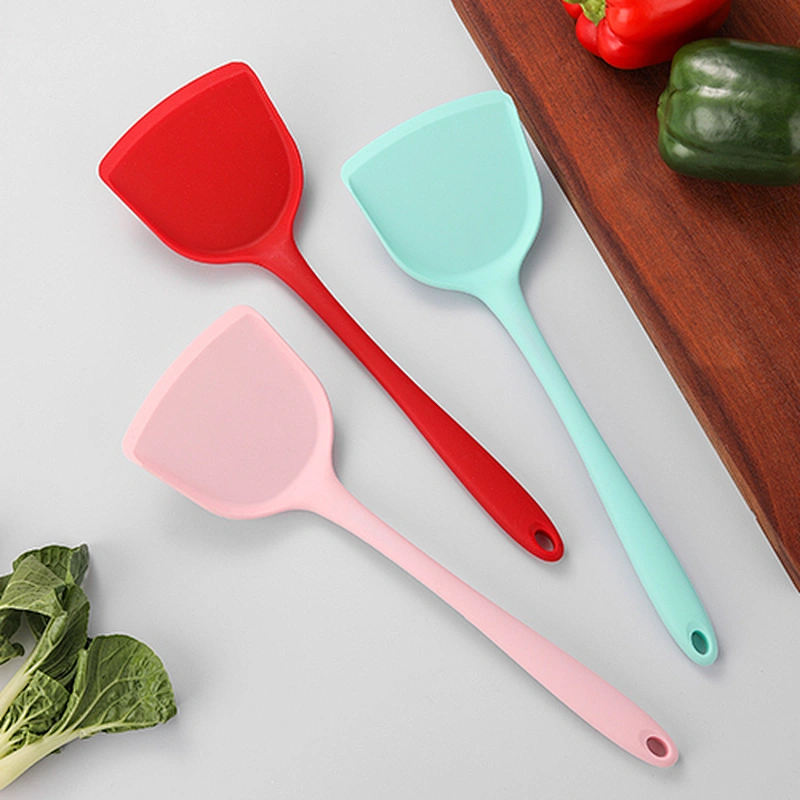 food grade silicone spatula turner Non-Stick Heat Resistant  silicone food shovel