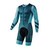 darkgreen long sleeve cycling suit
