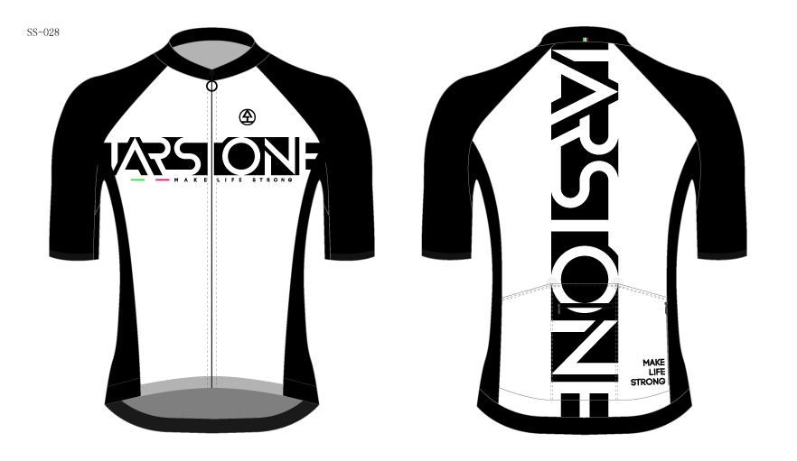 black and white abstract cycling jersey template