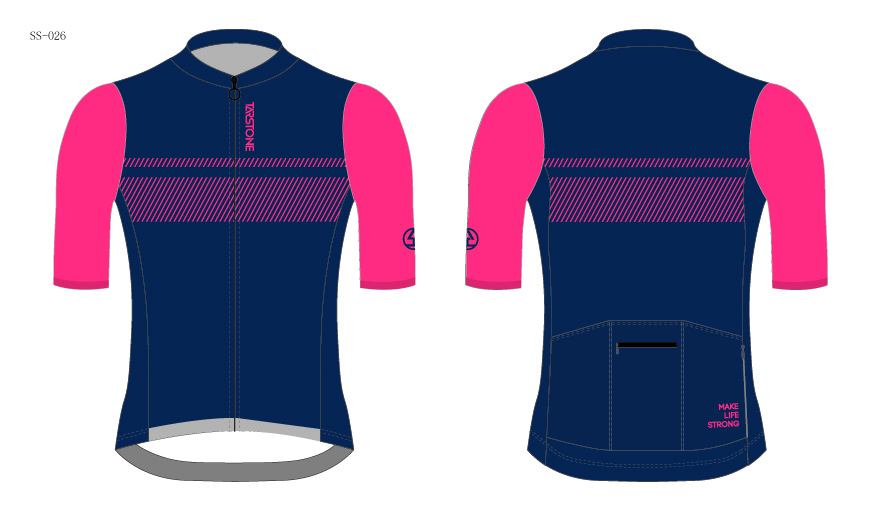dark blue cycling jersey template