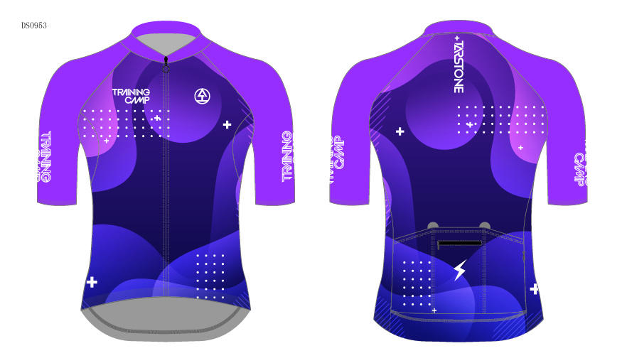 cycle jersey purple