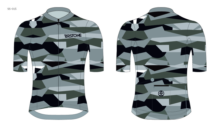 camouflage design cycling jersey template
