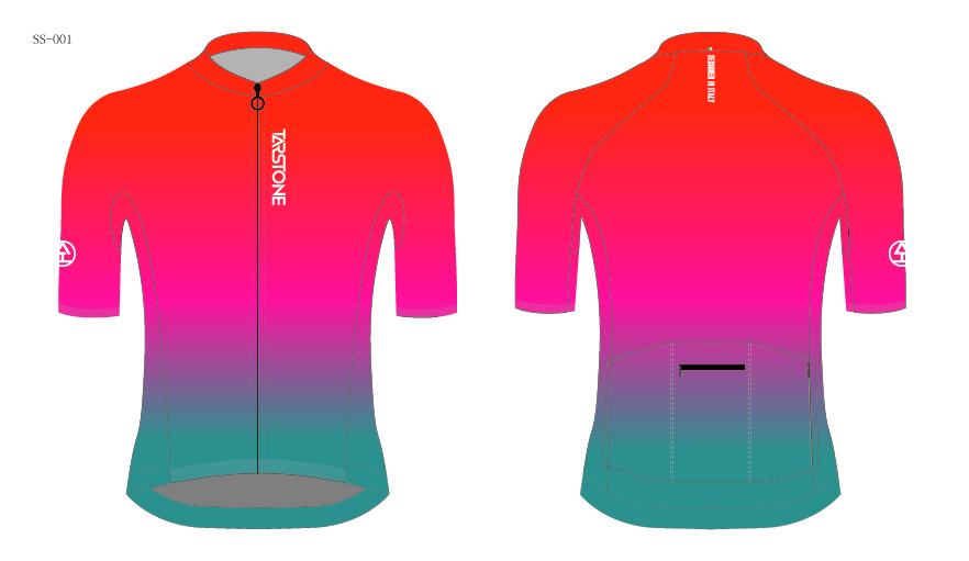 mens cycling jersey red
