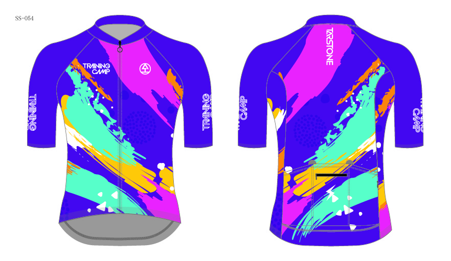 violet cycling jersey template