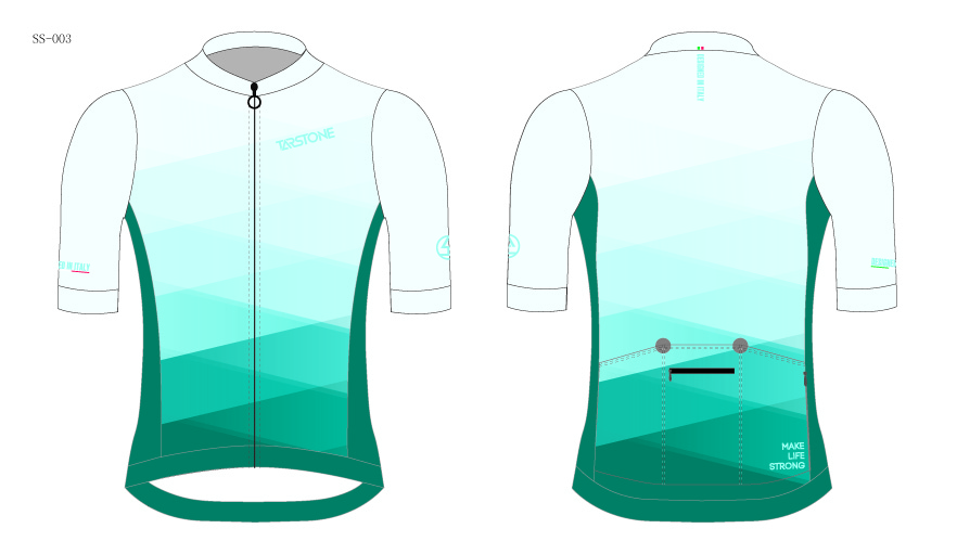 marine cycling jersey