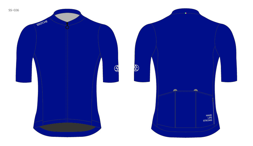 dark blue cycling jersey template