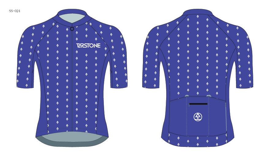 gray Roland cycling jersey template