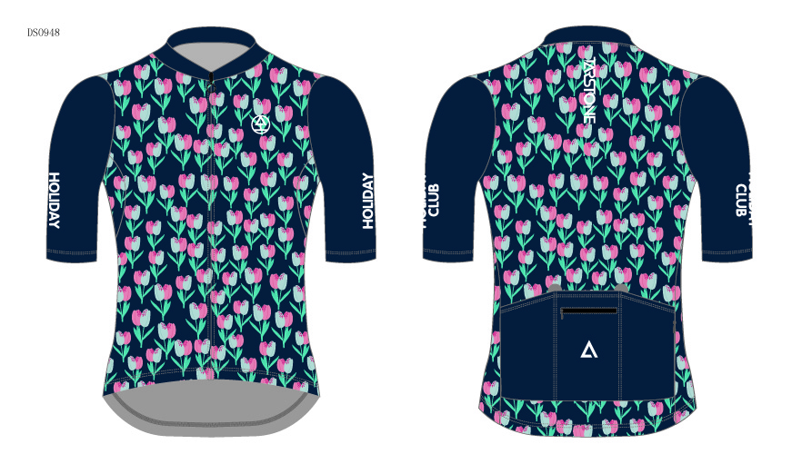 flower aero cycling jersey