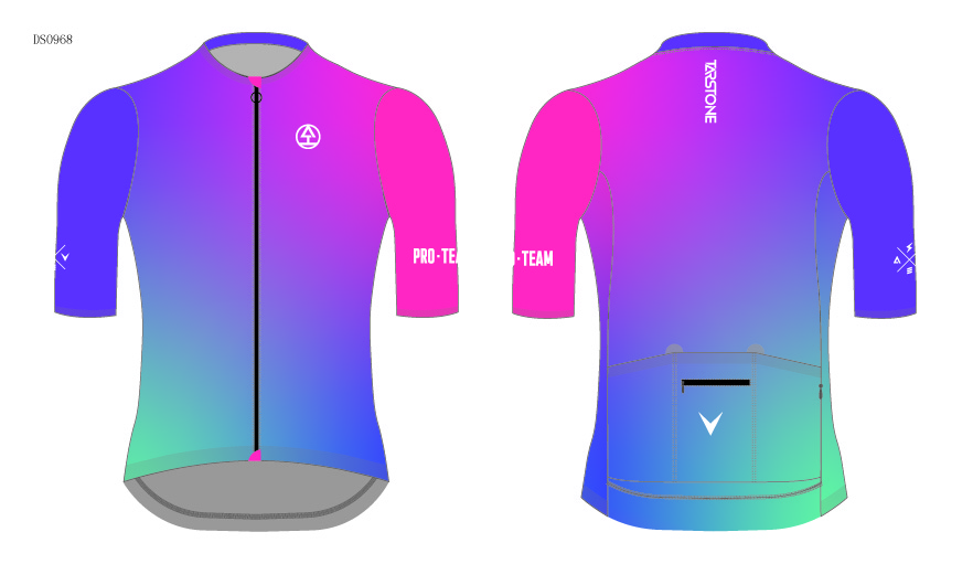 gradient fashion cycling jersey template