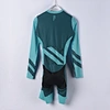 darkgreen long sleeve cycling suit