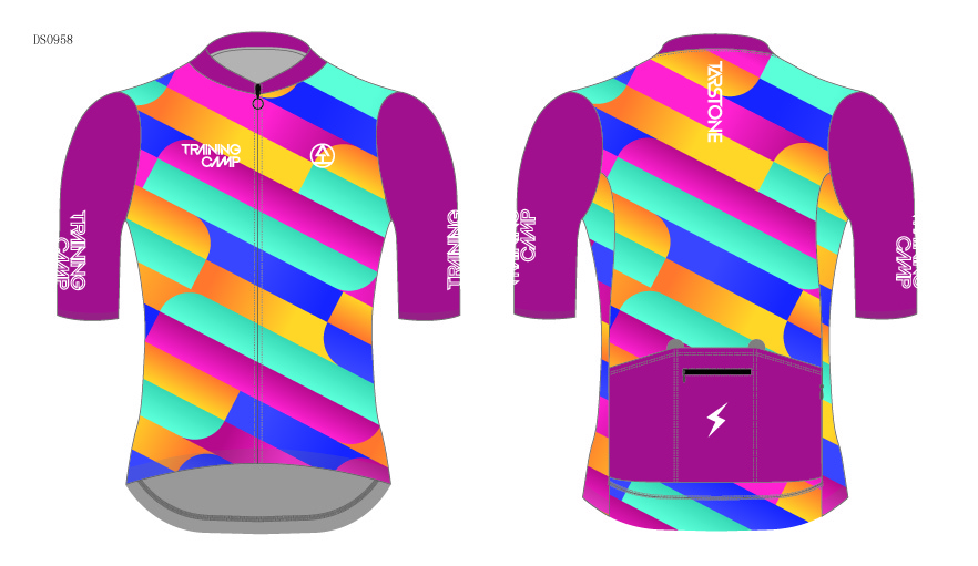 hi vis cycling jersey