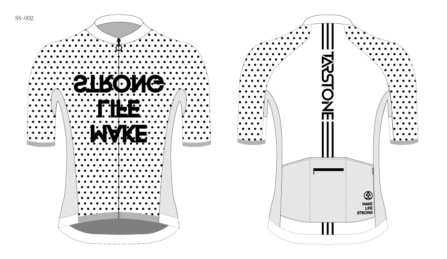 cycling jersey white template 