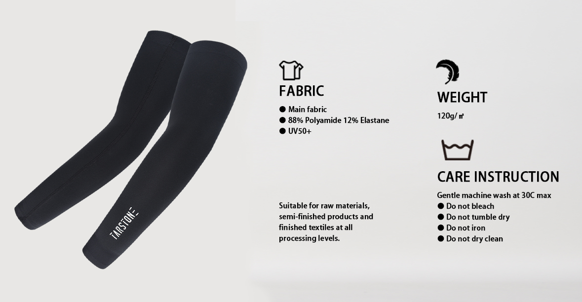 black cycling arm sleeves