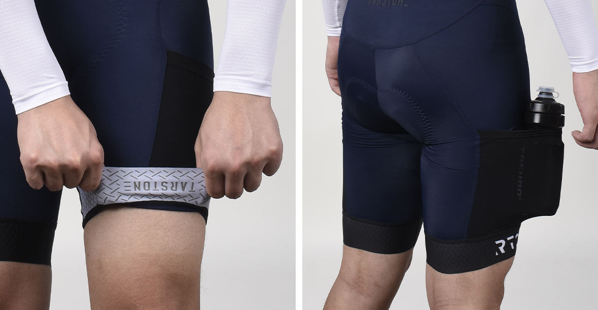 navy blue cycling bib shorts