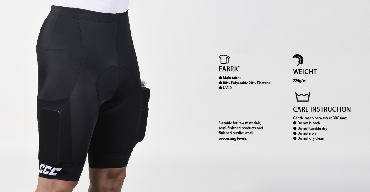 cycling shorts with side pockets
