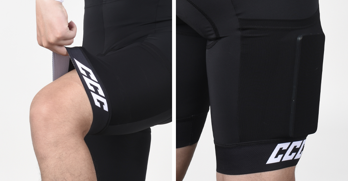 cycling shorts with side pockets