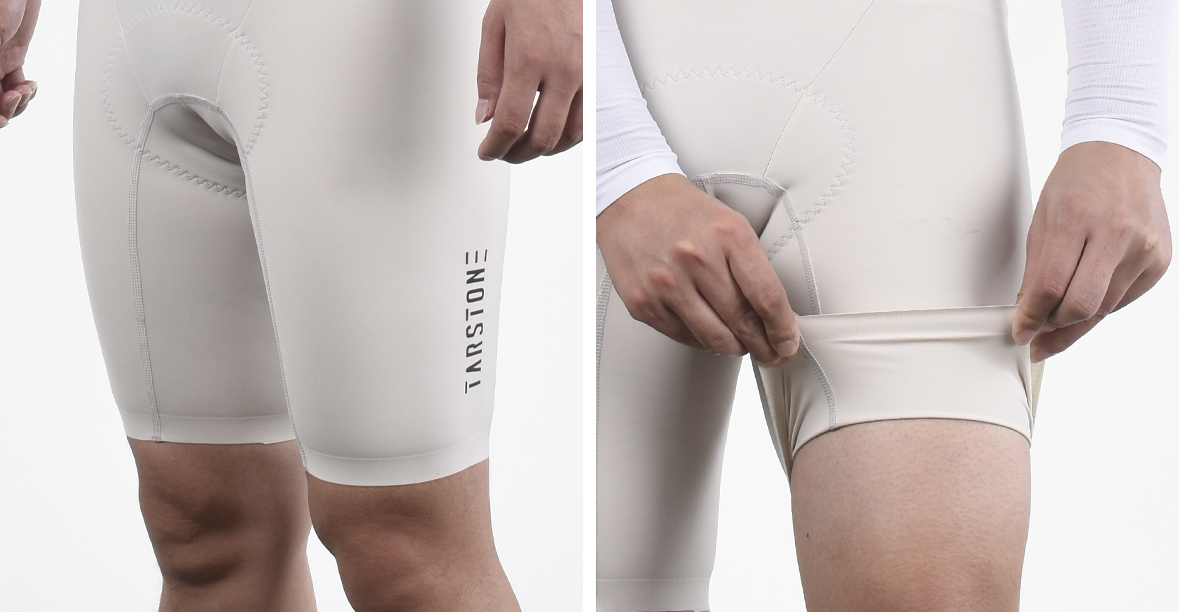 mens white cycling bib shorts